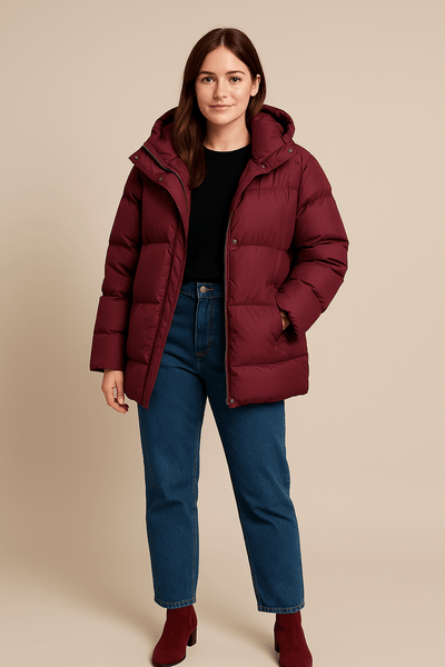 Ashford | Lorelei – Women’s Oversized Quilted Puffer Jacket with Water - Resistant Hood - Ashford London Clothing