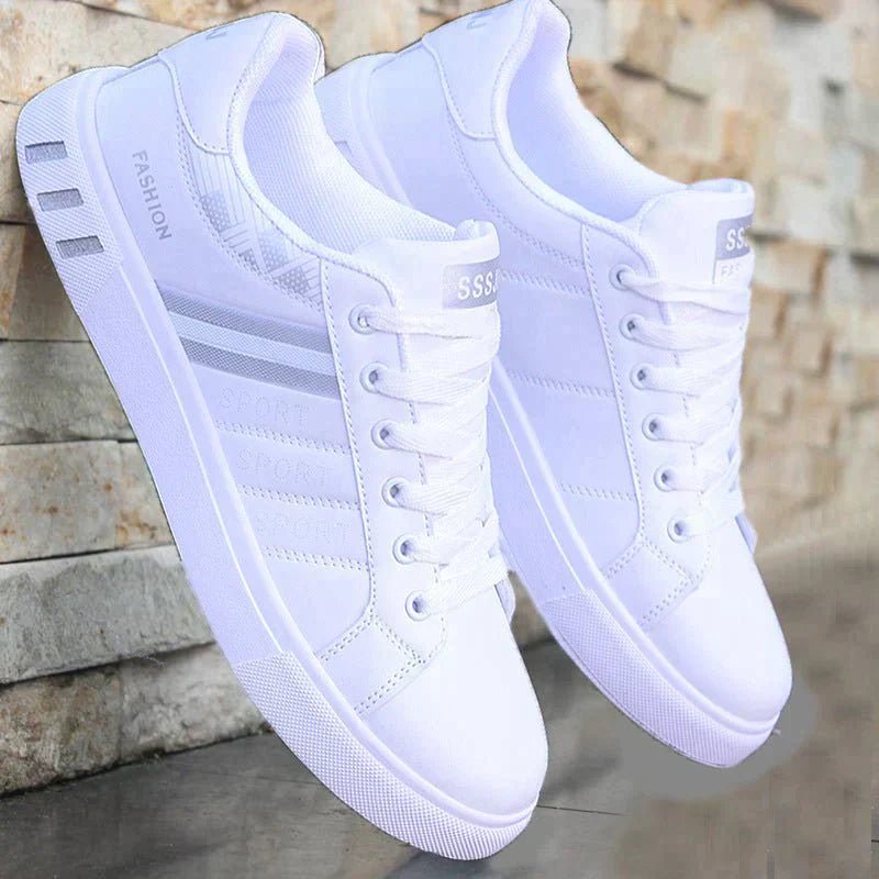 ASHFORD | Louis Men’s Low - Top Casual Sneakers – Textured Design - Ashford London Clothing