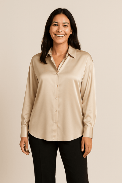 Ashford | Luisa Silk Shirt – Smooth & Sophisticated - Ashford London Clothing
