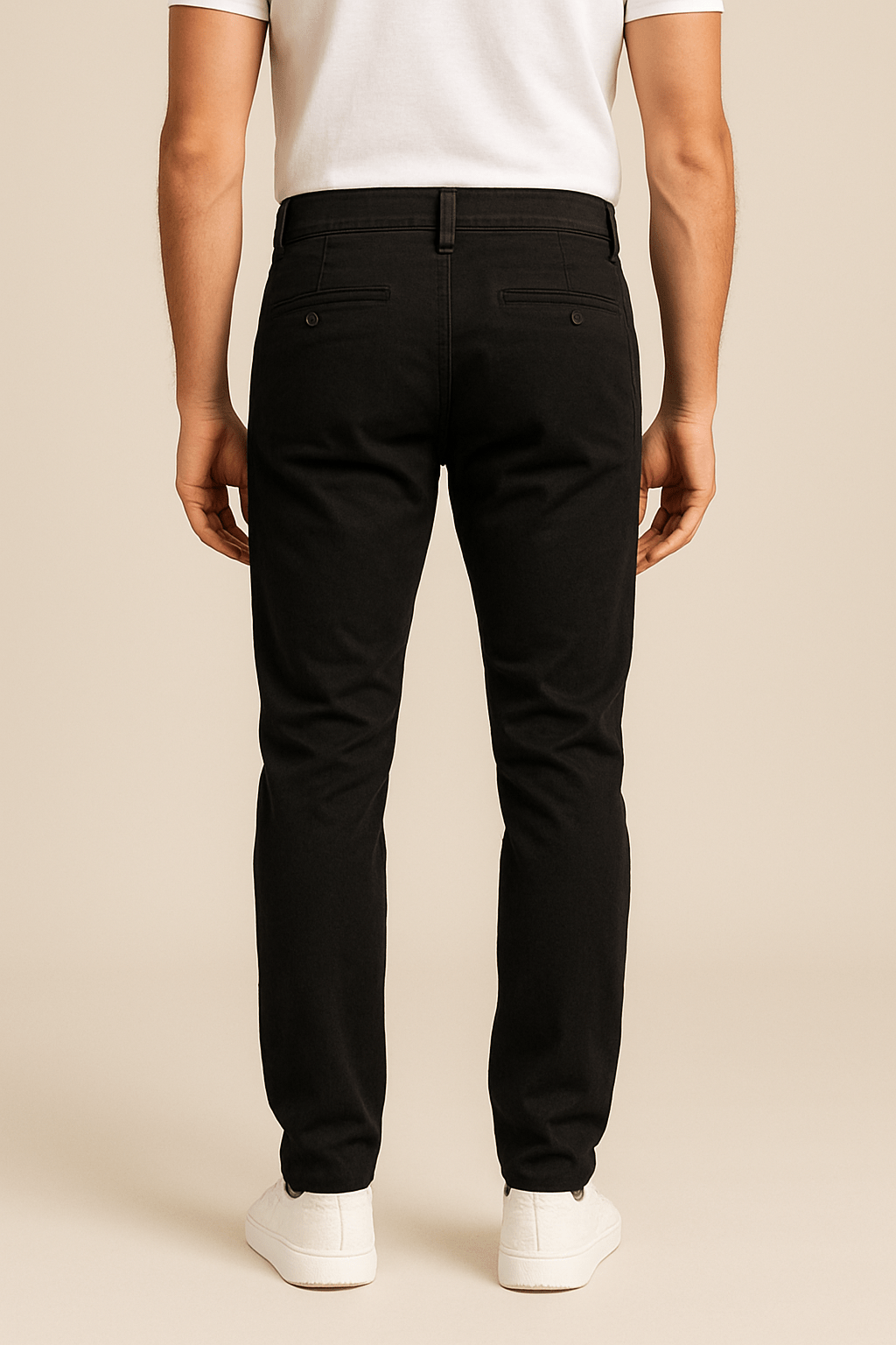 Ashford | Luke Casual Slim Straight Pants – Soft Fit with Structure - Ashford London Clothing
