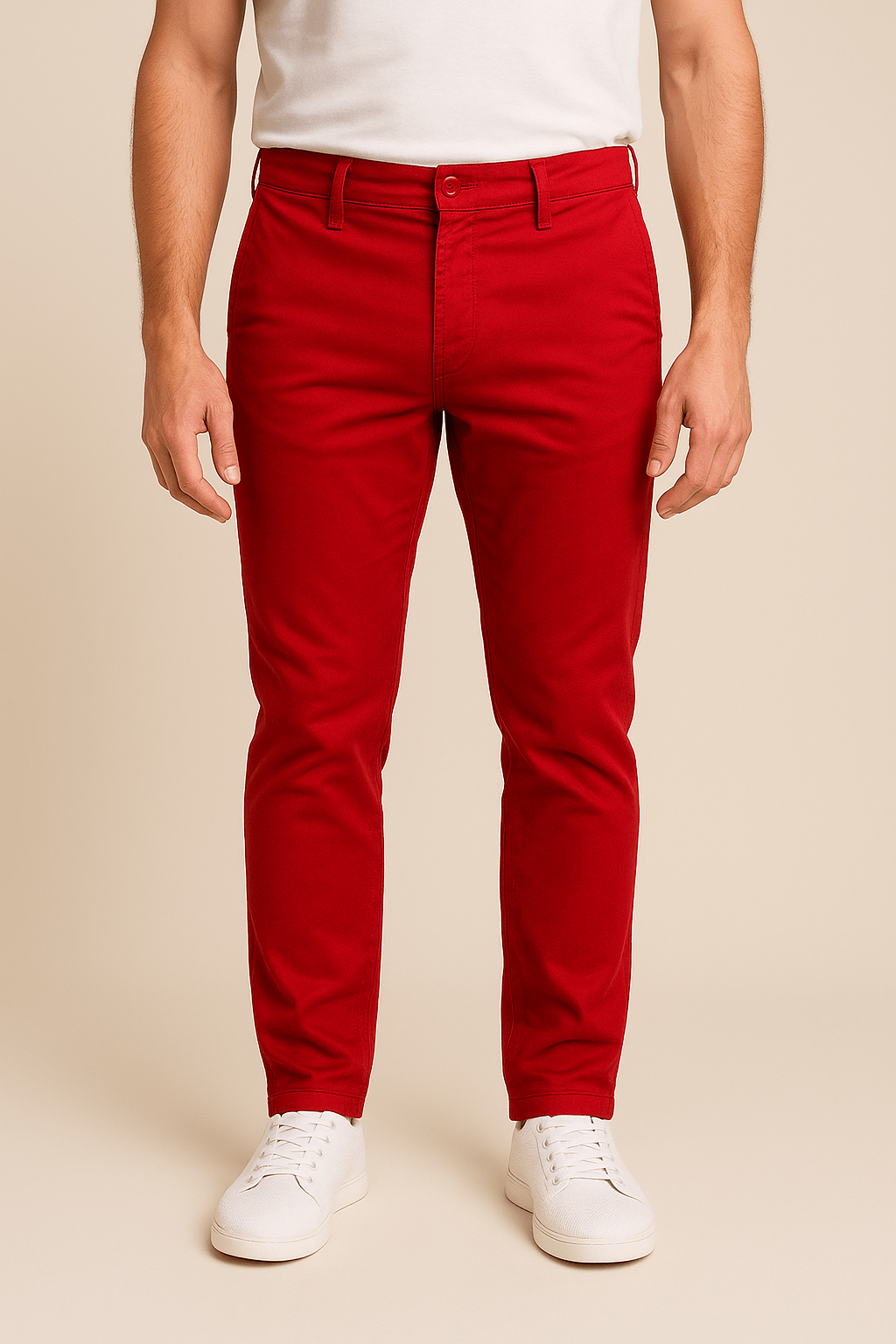 Ashford | Luke Casual Slim Straight Pants – Soft Fit with Structure - Ashford London Clothing