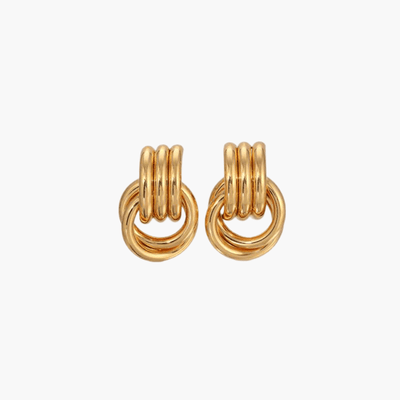 Ashford | Luna – Women’s Knot Earrings – Lightweight Hollow Design, Minimalist Chic - Ashford London Clothing