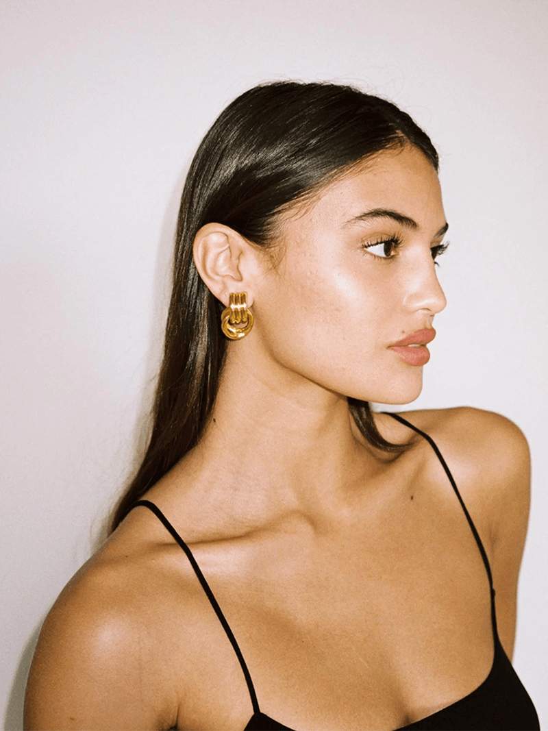 Ashford | Luna – Women’s Knot Earrings – Lightweight Hollow Design, Minimalist Chic - Ashford London Clothing