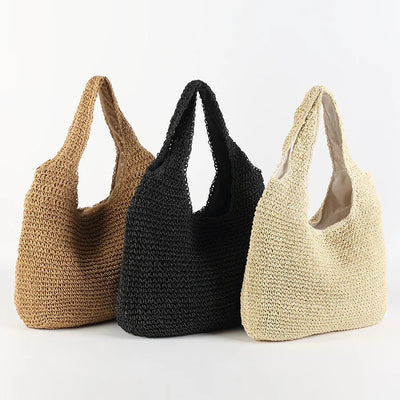 Ashford | Luna – Women’s Straw Beach Bag – Woven Tote – Lightweight & Durable - Ashford London Clothing