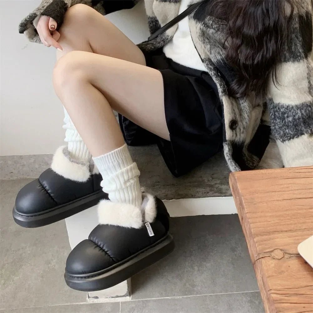 Ashford | Lysandra – Women’s Bow Detail Boots – Fur Lined & Thick Sole - Ashford London Clothing