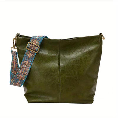 Ashford | Madeleine – Women’s Shoulder Bag – Faux Leather – Embellished Adjustable Strap – Medium Size - Ashford London Clothing