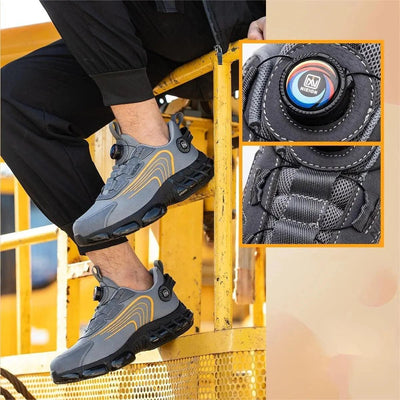 Ashford | Magnus – Men’s Safety Work Shoes with Steel Toe & Rotating Buckle - Ashford London Clothing