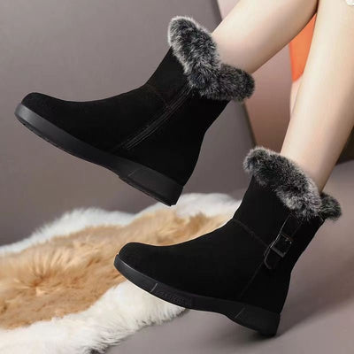 Ashford | Maja – Women’s Winter Snow Boots with Thick Lining & Side Zipper - Ashford London Clothing