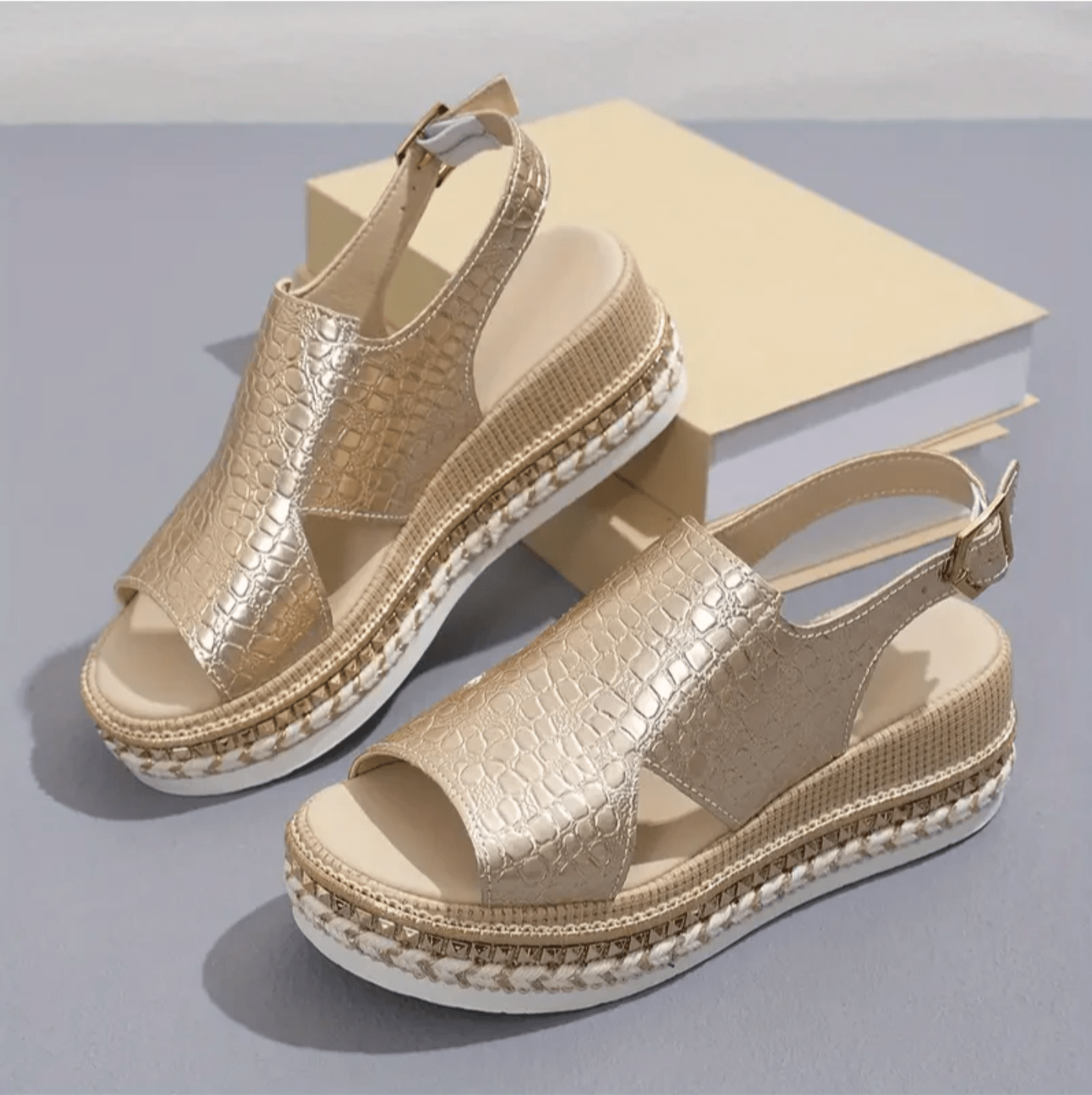 Ashford | Manon – Women’s Platform Sandals – Orthopedic Support – Slingback Strap - Ashford London Clothing