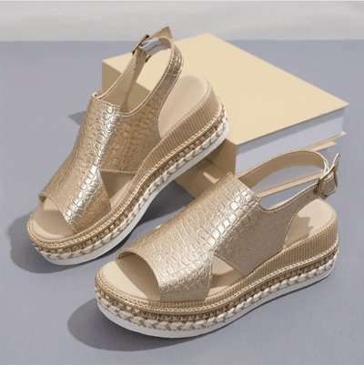 Ashford | Manon – Women’s Platform Sandals – Orthopedic Support – Slingback Strap - Ashford London Clothing