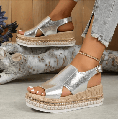 Ashford | Manon – Women’s Platform Sandals – Orthopedic Support – Slingback Strap - Ashford London Clothing