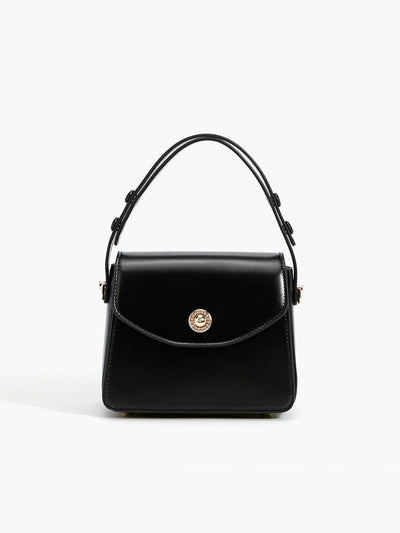 Ashford | Margaux – Women’s Tote Shoulder Bag – Vintage Luxury – Structured Leather – Gold Clasp Closure - Ashford London Clothing