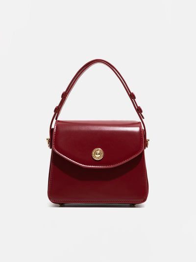 Ashford | Margaux – Women’s Tote Shoulder Bag – Vintage Luxury – Structured Leather – Gold Clasp Closure - Ashford London Clothing