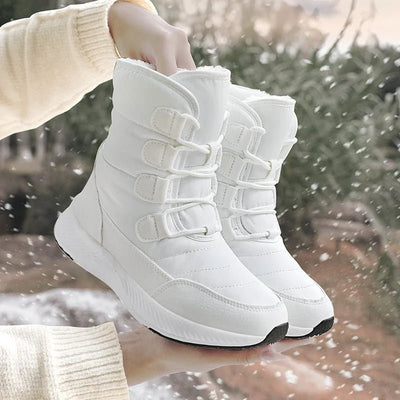 Ashford | Marnie – Women’s Combat Boots with Plush Lining & Flat Sole for Winter - Ashford London Clothing