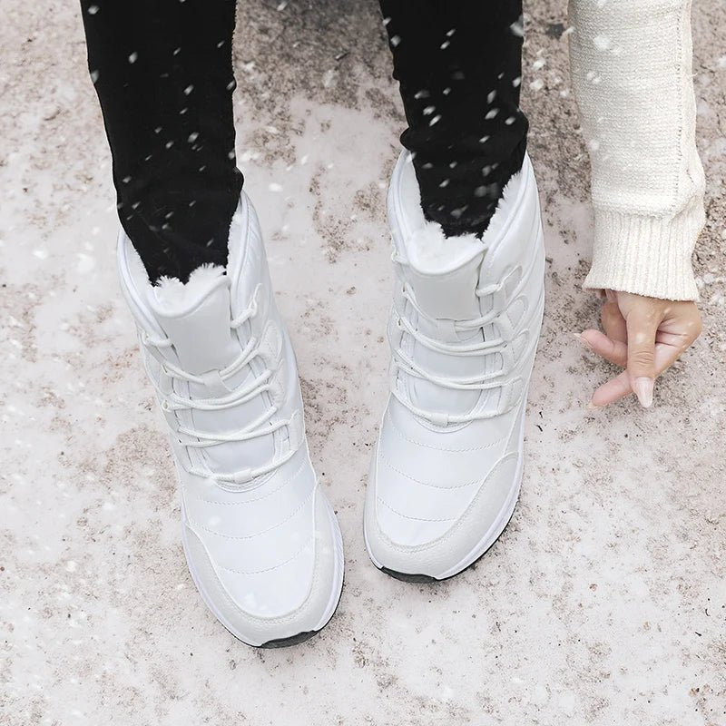 Ashford | Marnie – Women’s Combat Boots with Plush Lining & Flat Sole for Winter - Ashford London Clothing