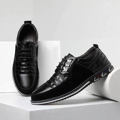 Ashford | Mason Men’s Checked Lace - Up Shoes – Almond Toe – Low Heel - Ashford London Clothing