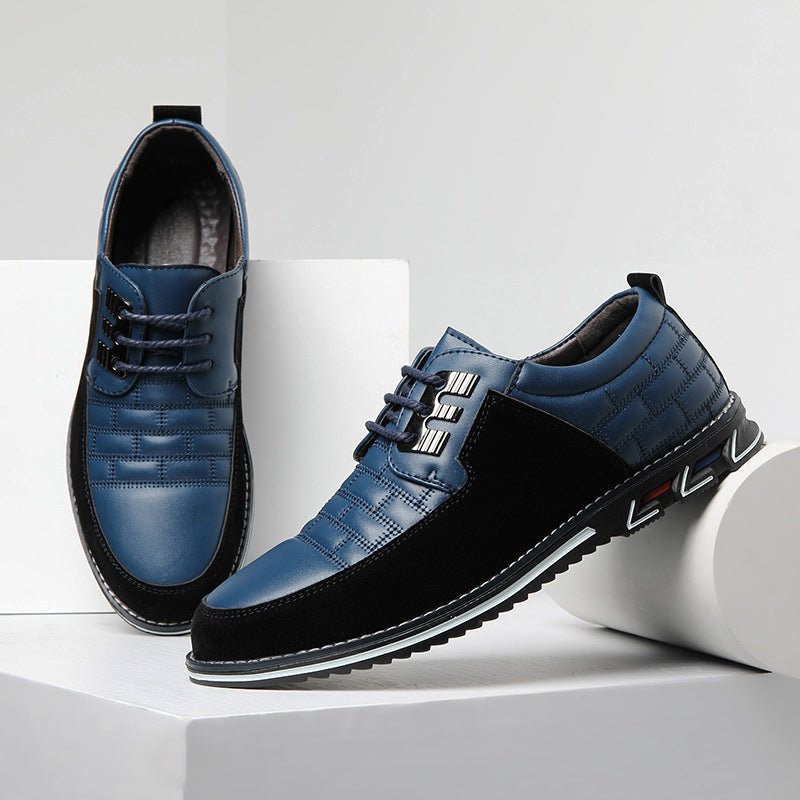Ashford | Mason Men’s Checked Lace - Up Shoes – Almond Toe – Low Heel - Ashford London Clothing