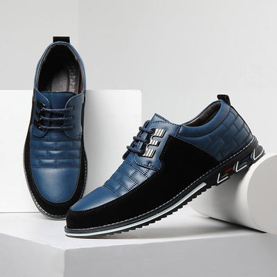 Ashford | Mason Men’s Checked Lace - Up Shoes – Almond Toe – Low Heel - Ashford London Clothing