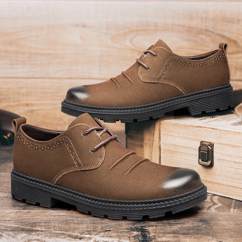 Ashford | Mason Rugged Lace - Up Shoes – PU Leather – Cargo - Inspired – Sturdy Sole - Ashford London Clothing