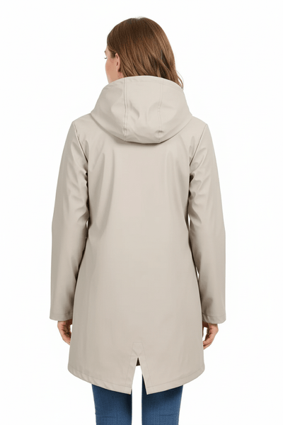 Ashford | Meera – Women’s Waterproof Fleece - Lined Hooded Trench Coat with Tailored Fit - Ashford London Clothing