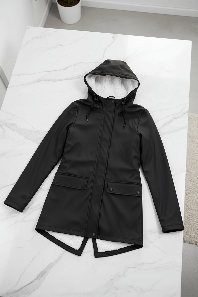 Ashford | Meera – Women’s Waterproof Fleece - Lined Hooded Trench Coat with Tailored Fit - Ashford London Clothing