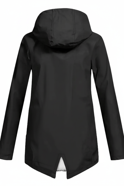 Ashford | Meera – Women’s Waterproof Fleece - Lined Hooded Trench Coat with Tailored Fit - Ashford London Clothing