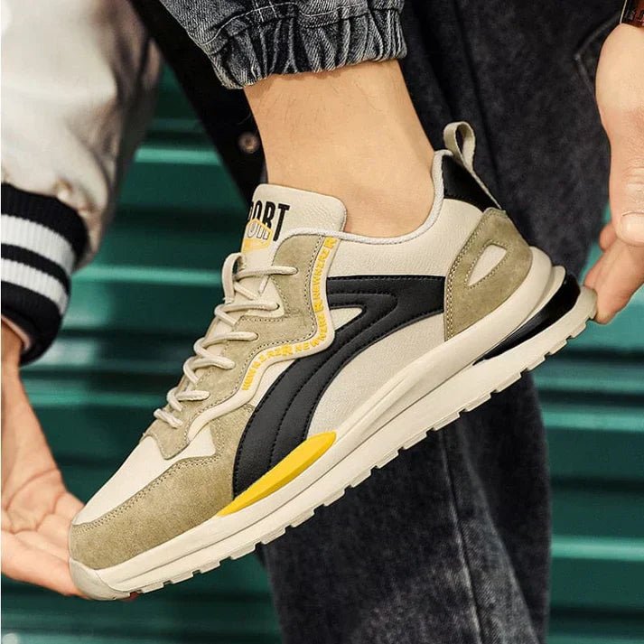 Ashford | Men’s Casual Sneakers – Low - Top Comfortable Fit Lace - Up - Ashford London Clothing