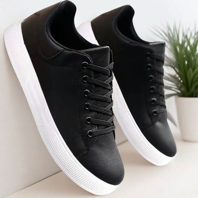 Ashford | Men’s Casual Sneakers – Synthetic Leather Low Top - Ashford London Clothing