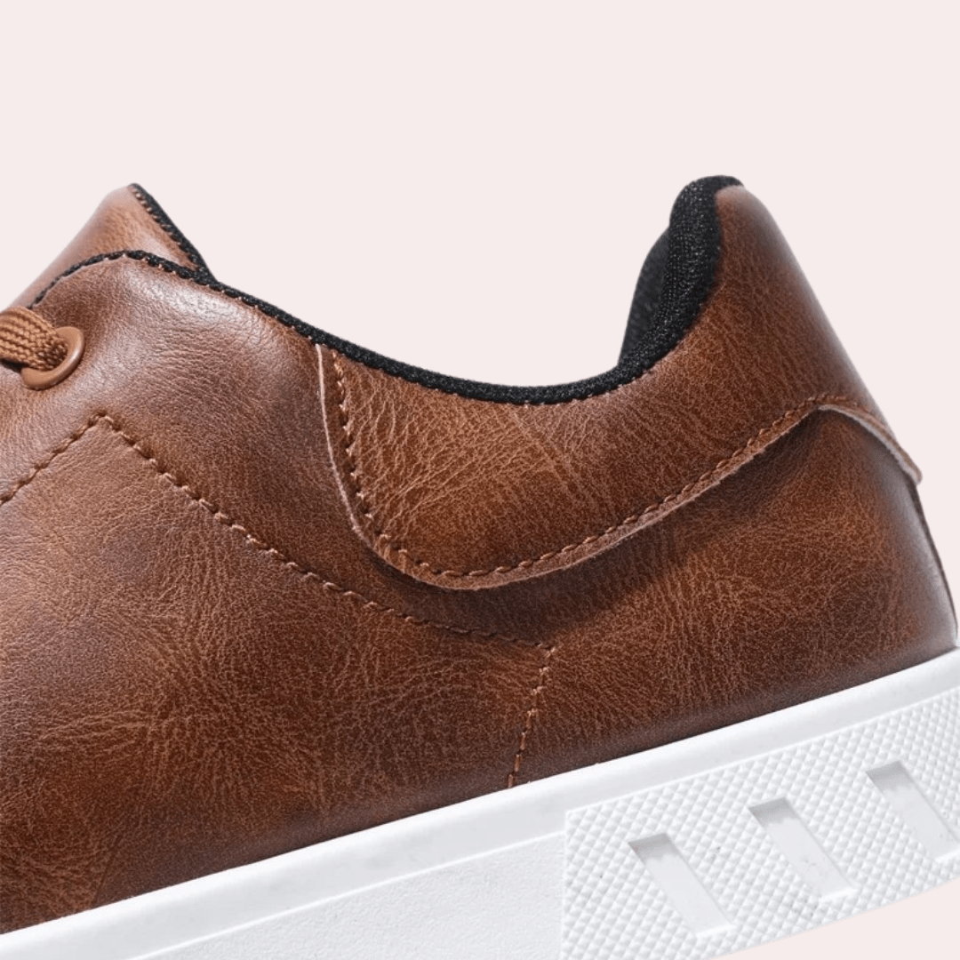 Ashford | Men’s Casual Sneakers – Synthetic Leather Low - Top - Ashford London Clothing