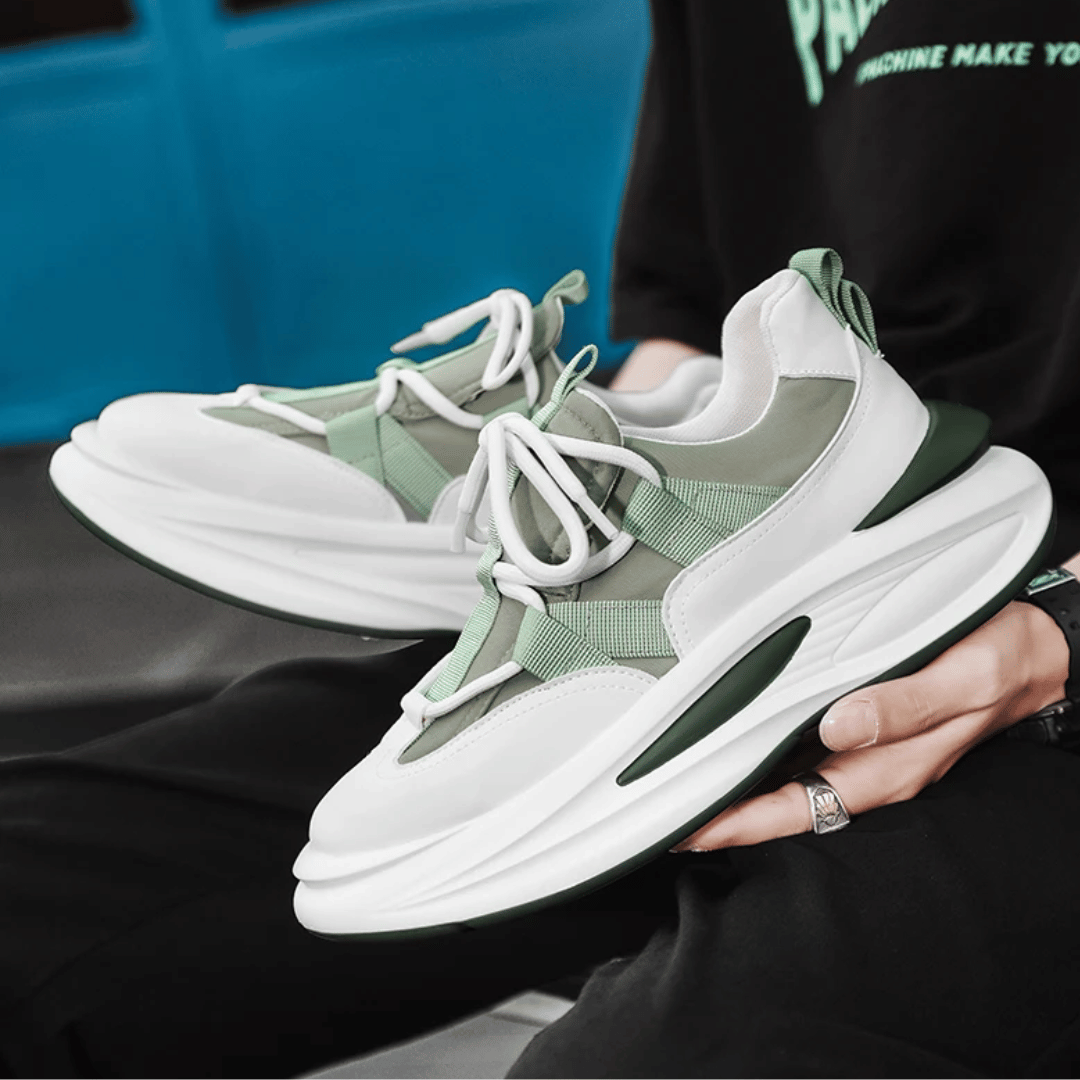 Ashford | Men’s Chunky Sneakers – Cushioned Sole Sporty Design - Ashford London Clothing
