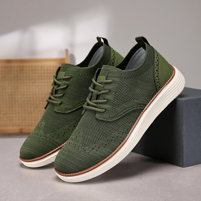 Ashford | Men’s Dress Shoes – Knit Upper Lace - Up Cushioned Sole - Ashford London Clothing