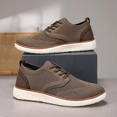 Ashford | Men’s Dress Shoes – Knit Upper Lace - Up Cushioned Sole - Ashford London Clothing