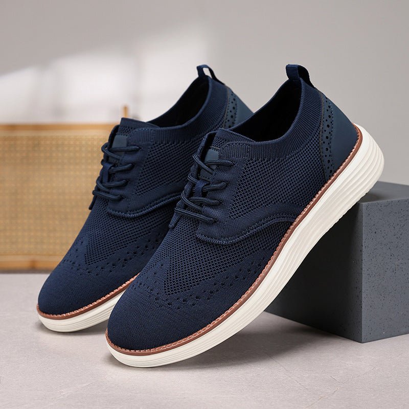 Ashford | Men’s Dress Shoes – Knit Upper Lace - Up Cushioned Sole - Ashford London Clothing