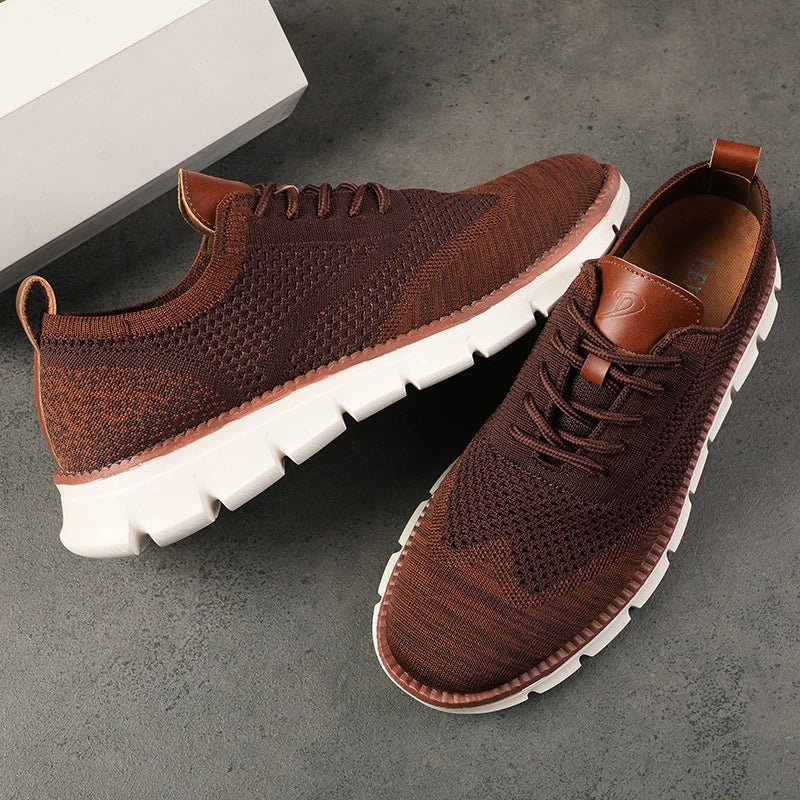 Ashford | Men’s Knit Sneakers – Lightweight Breathable Casual Shoes - Ashford London Clothing