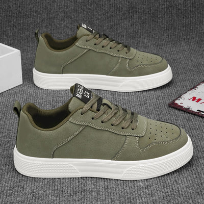 Ashford | Men’s Low - Top Sneakers – Suede Upper – Perforated Detail - Ashford London Clothing