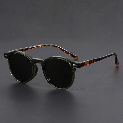 Ashford | Men’s Round Frame Sunglasses – Retro Style – Lightweight & Durable - Ashford London Clothing