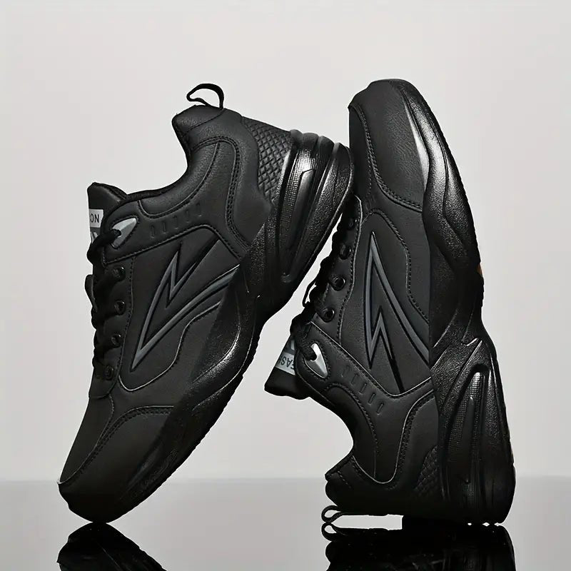 Ashford | Men’s Running Sneakers – Breathable Mesh & Leather – Cushioned Sole - Ashford London Clothing