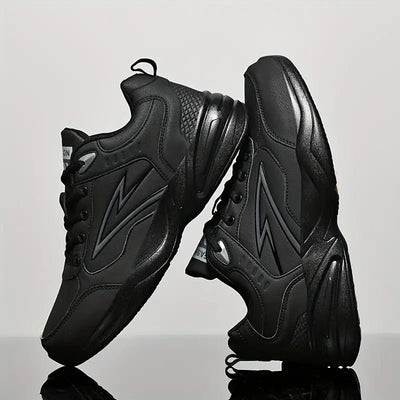 Ashford | Men’s Running Sneakers – Breathable Mesh & Leather – Cushioned Sole - Ashford London Clothing