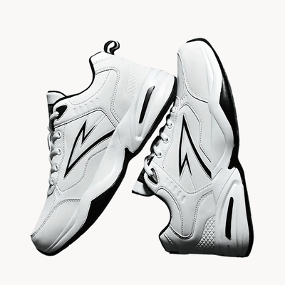 Ashford | Men’s Running Sneakers – Breathable Mesh & Leather – Cushioned Sole - Ashford London Clothing