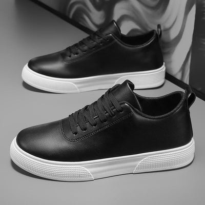 Ashford | Men’s Slip - On Skate Shoes – Synthetic Leather Low Top – Rubber Sole - Ashford London Clothing