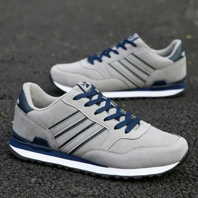 ASHFORD | Men’s Sneakers – Classic Low - Top Style – Breathable Synthetic Leather - Ashford London Clothing