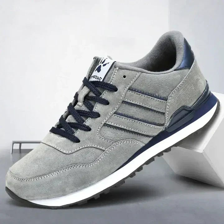 ASHFORD | Men’s Sneakers – Classic Low - Top Style – Breathable Synthetic Leather - Ashford London Clothing