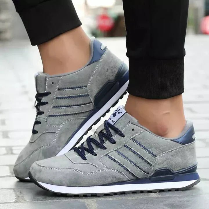 ASHFORD | Men’s Sneakers – Classic Low - Top Style – Breathable Synthetic Leather - Ashford London Clothing
