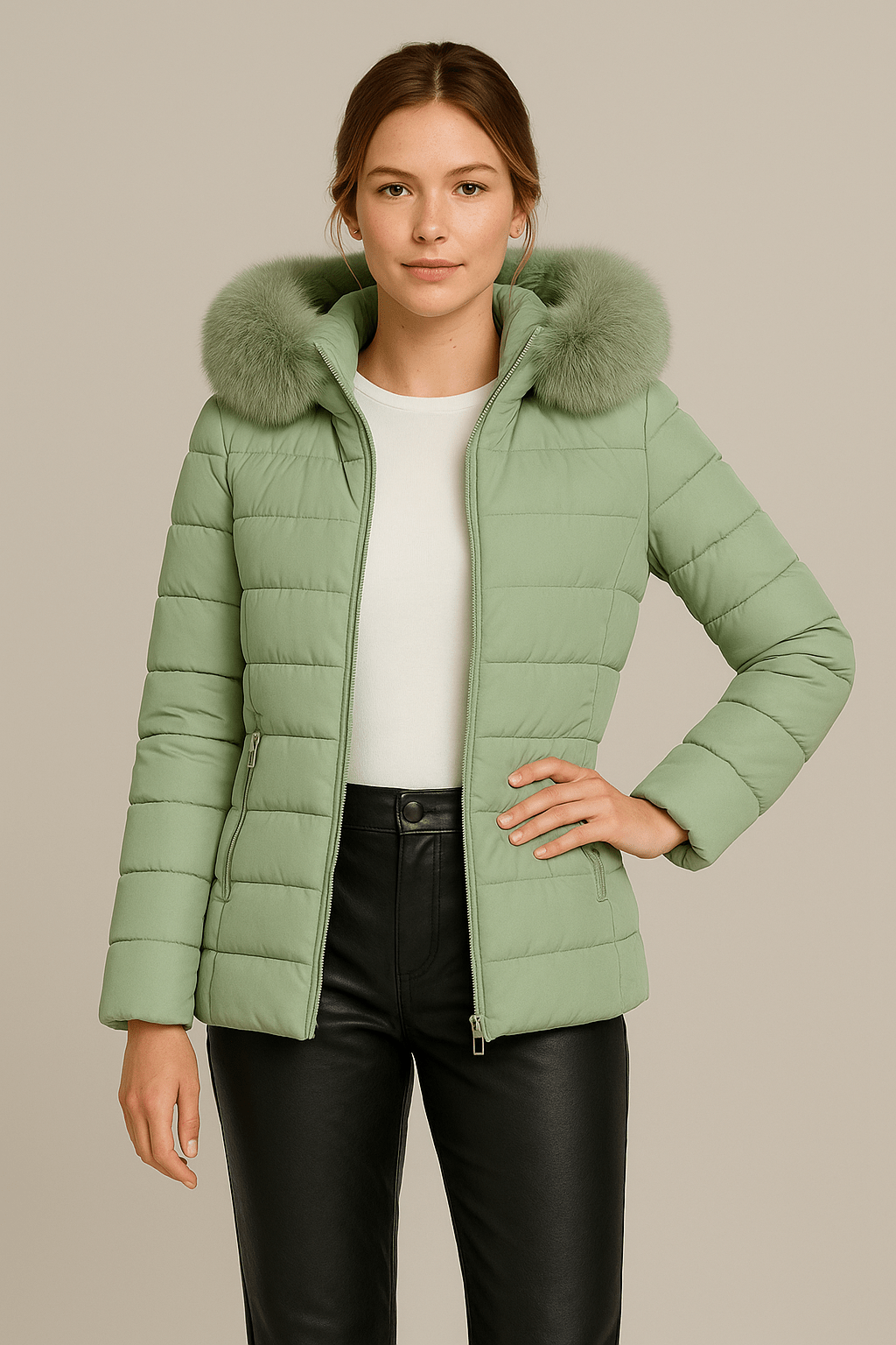Ashford | Merina – Women’s Quilted Insulated Tailored Fit Parka Coat - Ashford London Clothing