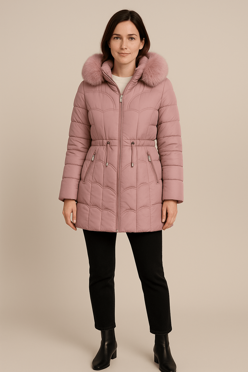 Ashford | Merina – Women’s Quilted Insulated Tailored Fit Parka Coat - Ashford London Clothing