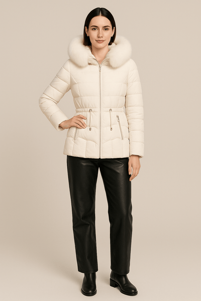 Ashford | Merina – Women’s Quilted Insulated Tailored Fit Parka Coat - Ashford London Clothing