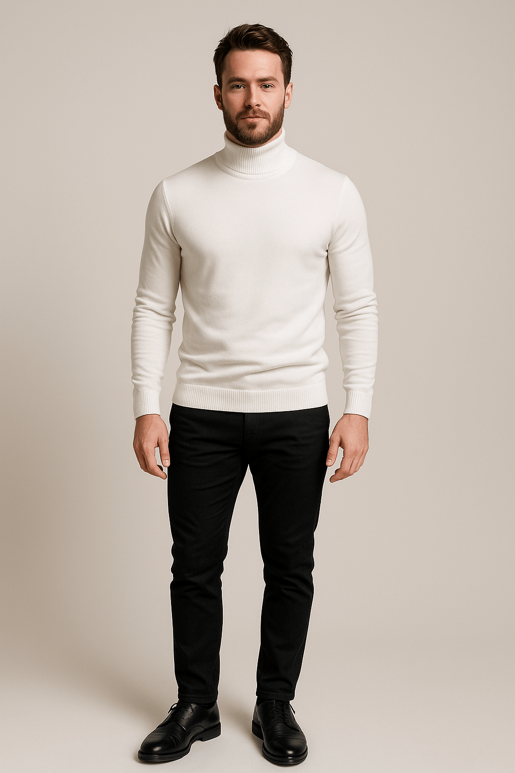 Ashford | Merrin – Men’s Slim Fit Turtleneck Sweater in Soft Knit - Ashford London Clothing