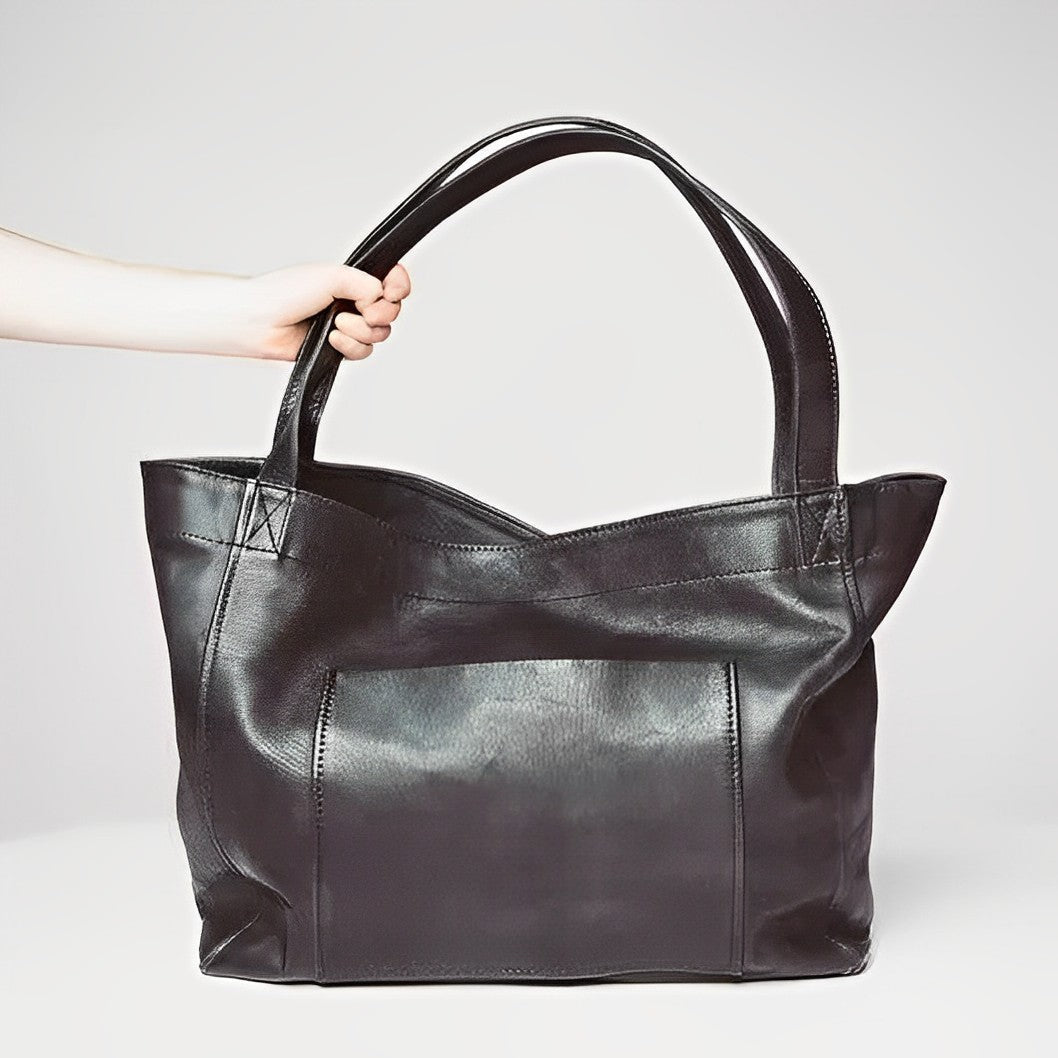 Ashford | Mireille – Women’s Oversized Tote Bag – Leather – Minimalist Design – Shoulder Carry – Spacious - Ashford London Clothing
