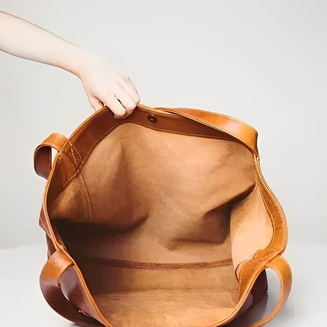 Ashford | Mireille – Women’s Oversized Tote Bag – Leather – Minimalist Design – Shoulder Carry – Spacious - Ashford London Clothing