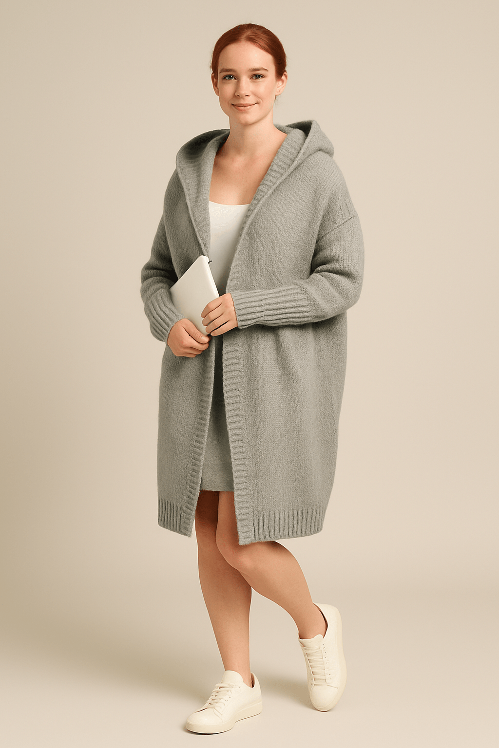 Ashford | Miriam Oversized Hooded Cardigan – Soft Knit, Cosy Fit, Casual Style - Ashford London Clothing